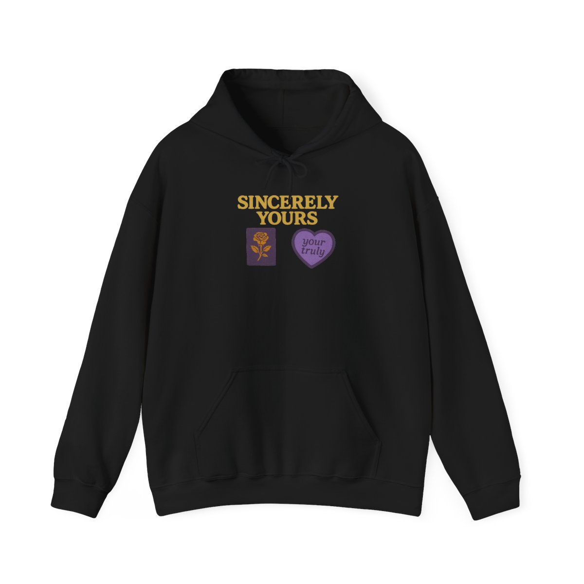 Sincerely Yours Purple Heart Hoodie - Official Hoodies merchandise