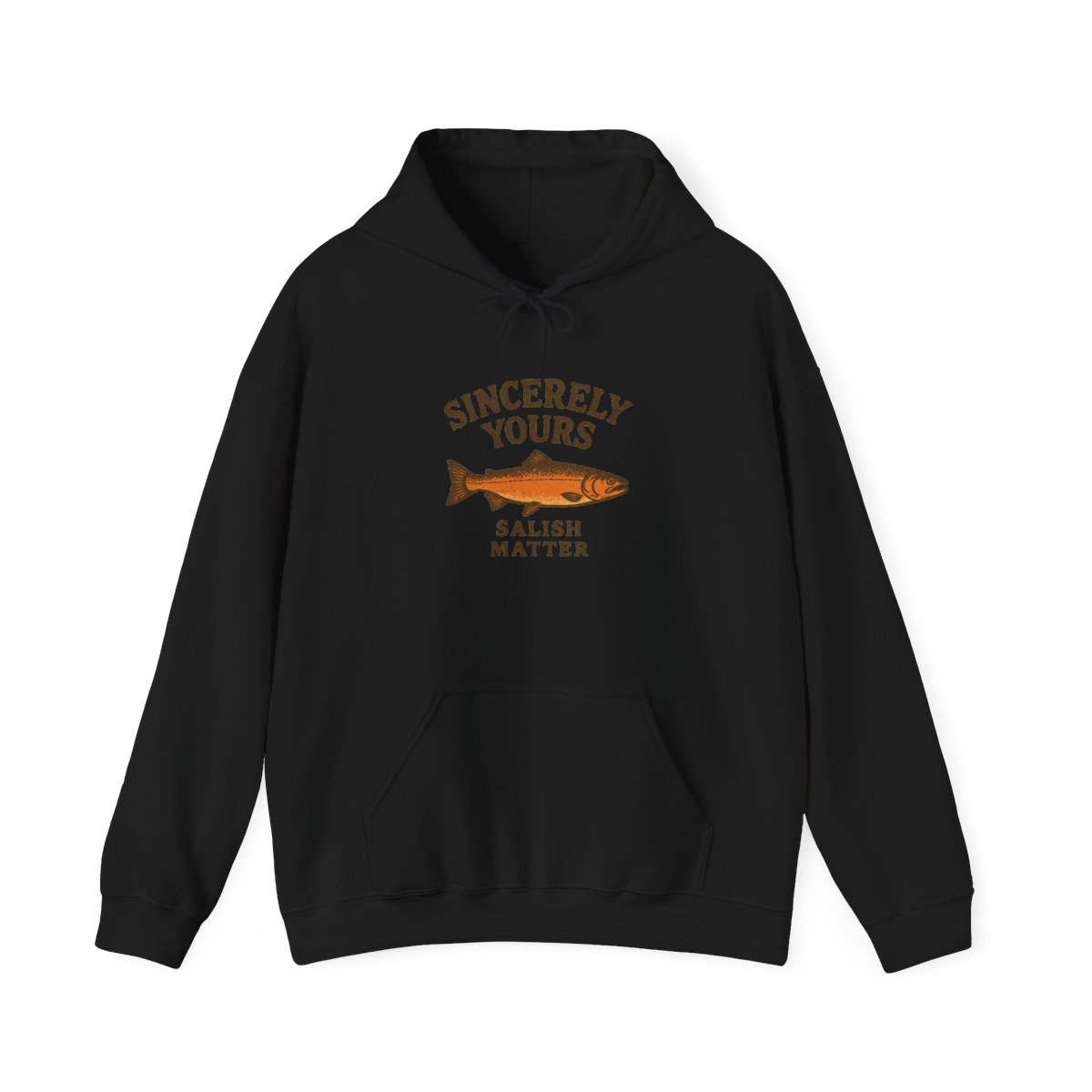 Sincerely Yours Salish Matter Minimalist Pullover Hoodie - PNW Heritage Gift - Salish Matter official Hoodies merch