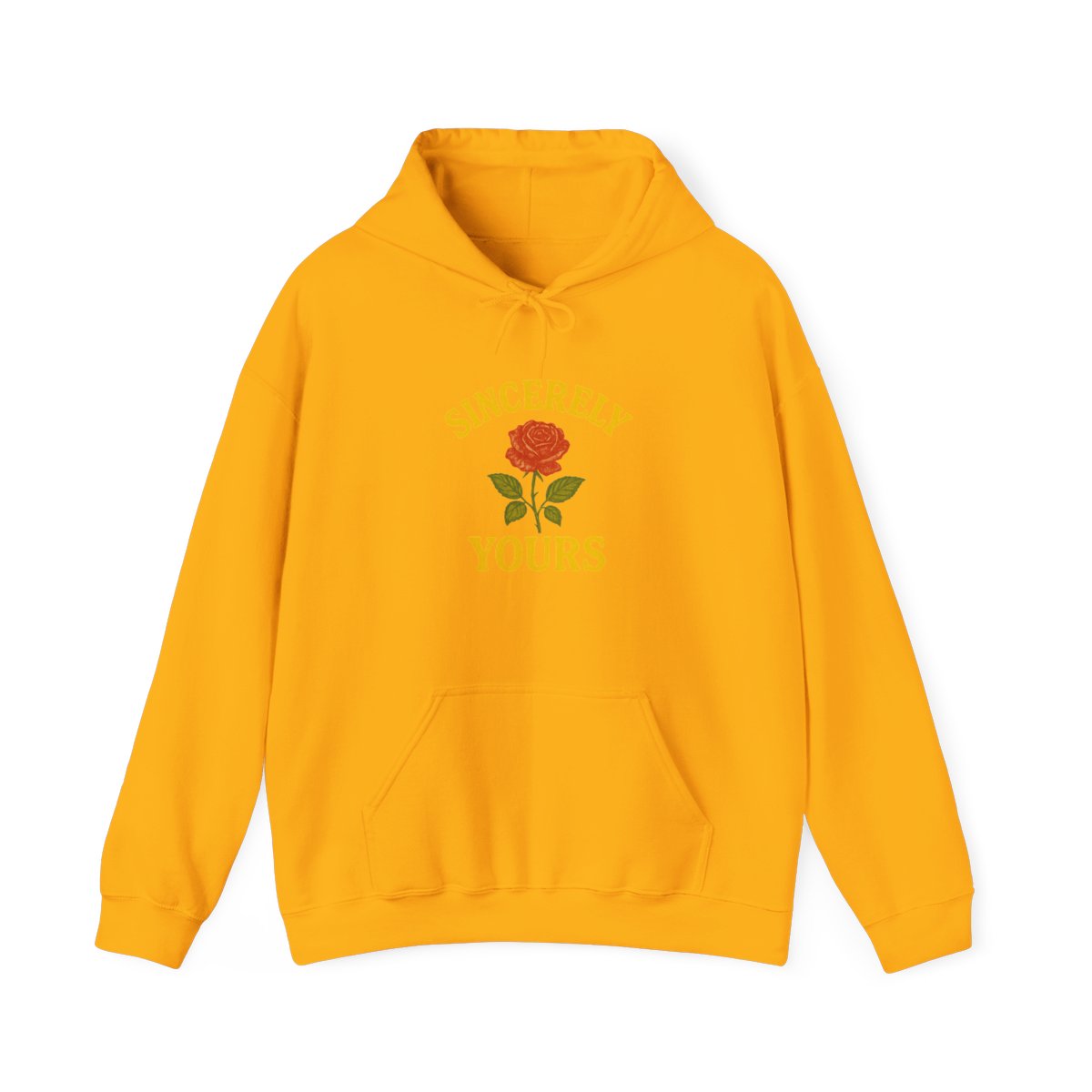 Salish Matter Sincerely Yours Punny Yellow Hoodie - alternate angle 2, merchandise