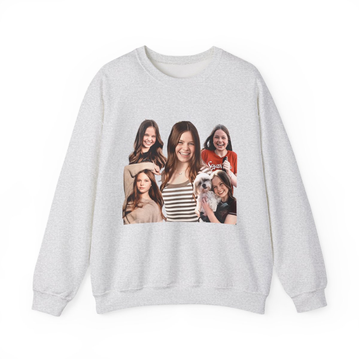 Dark grey Sweatshirts with a pink and silver gradient graphic that reads "SALISH Matter". The graphic includes multiple images of a person. The shirt has short sleeves and a crew neck - Official Sweatshirts merchandise