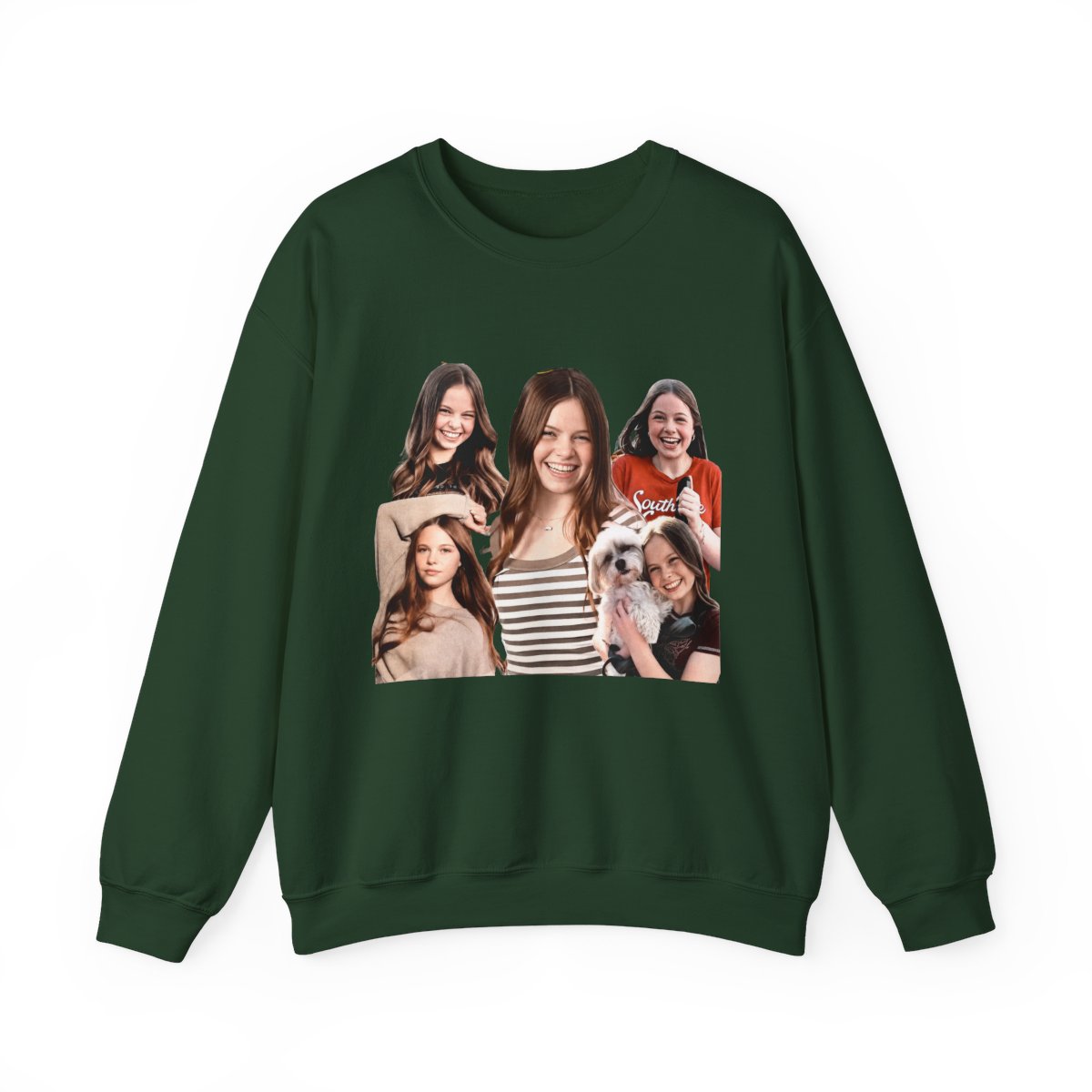 Dark grey Sweatshirts with a pink and silver gradient graphic that reads "SALISH Matter". The graphic includes multiple images of a person. The shirt has short sleeves and a crew neck - alternate angle 3, merchandise