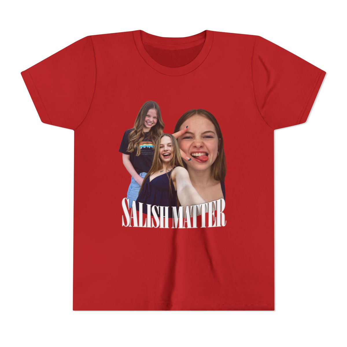 Salish Matter Retro Style Tee Kids T-Shirt - alternate angle 2, merchandise