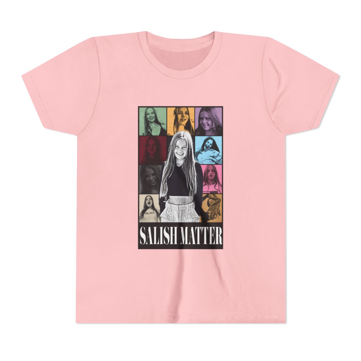 Salish Matter Pop Art Collage Kids T Shirt