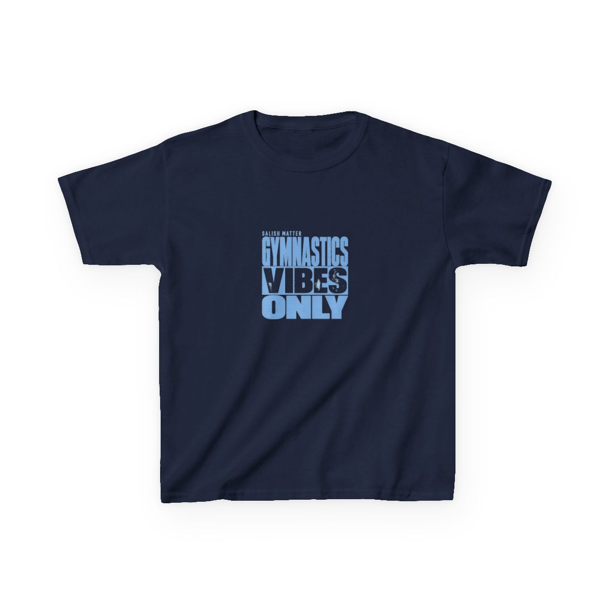 Salish Matter "Gymnastics Vibes Only" Unisex Kids Tee - alternate angle 5, merchandise