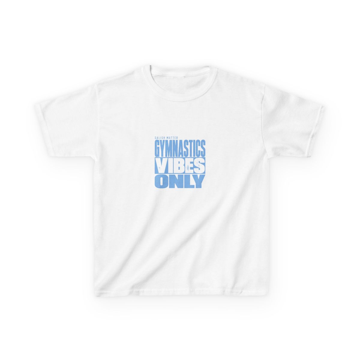 Salish Matter "Gymnastics Vibes Only" Unisex Kids Tee - alternate angle 2, merchandise