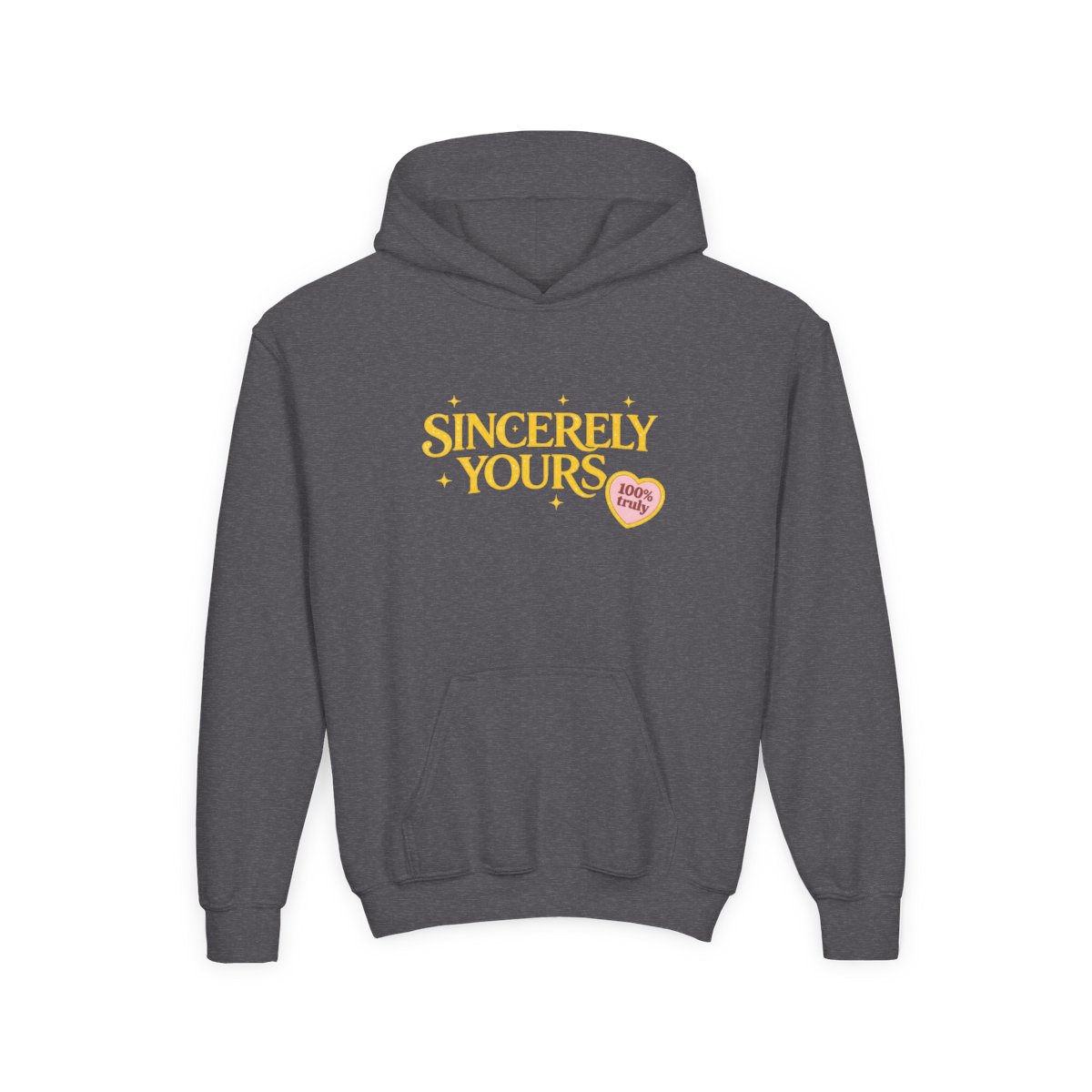 Sincerely Yours Heart Edition Hoodie | Salish Matter | SIncerely Yours - alternate angle 5, merchandise