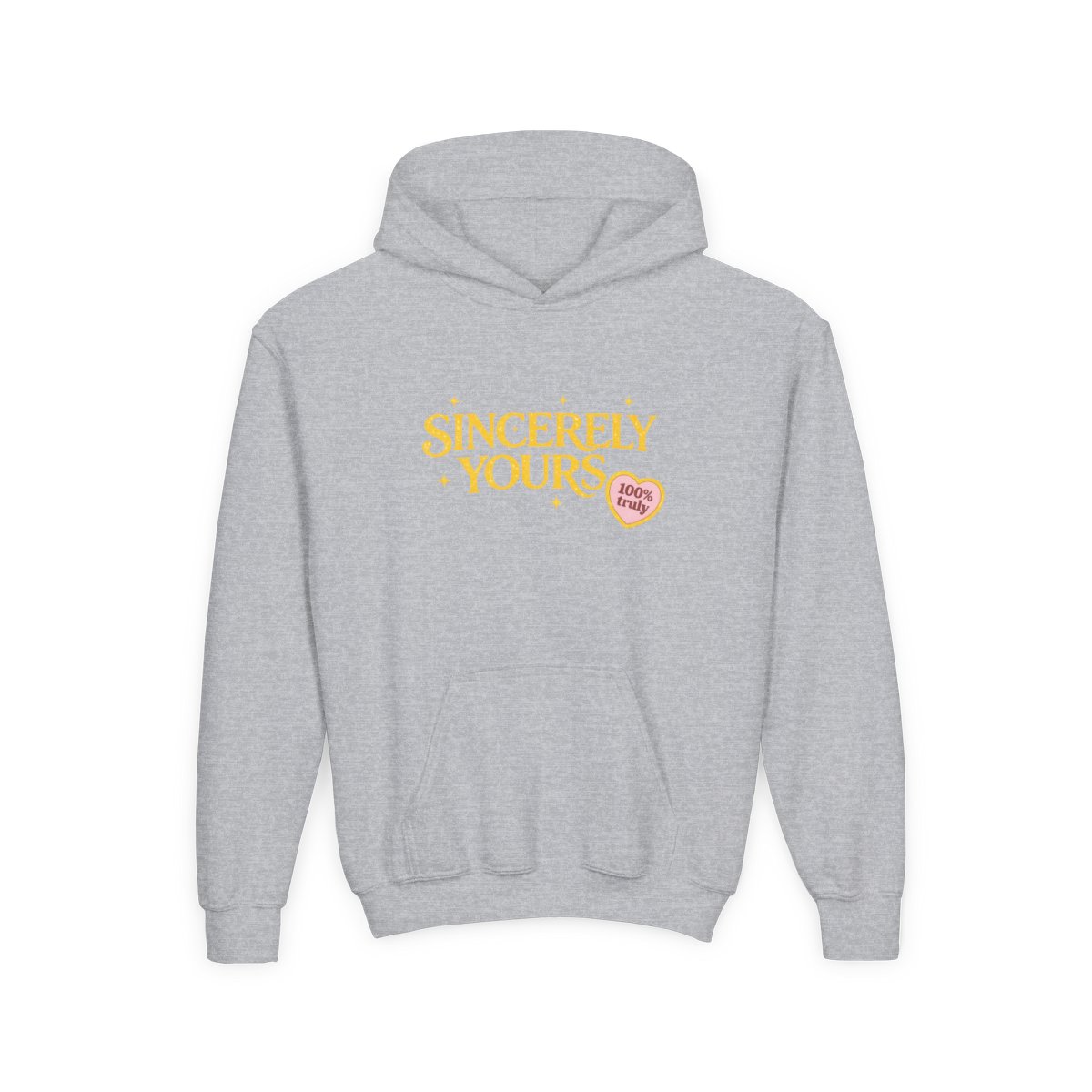 Sincerely Yours Heart Edition Hoodie | Salish Matter | SIncerely Yours - alternate angle 3, merchandise