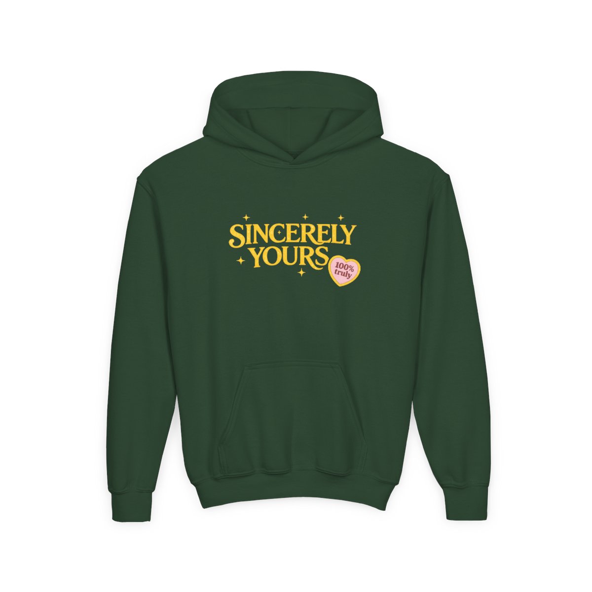 Sincerely Yours Heart Edition Hoodie | Salish Matter | SIncerely Yours - alternate angle 4, merchandise