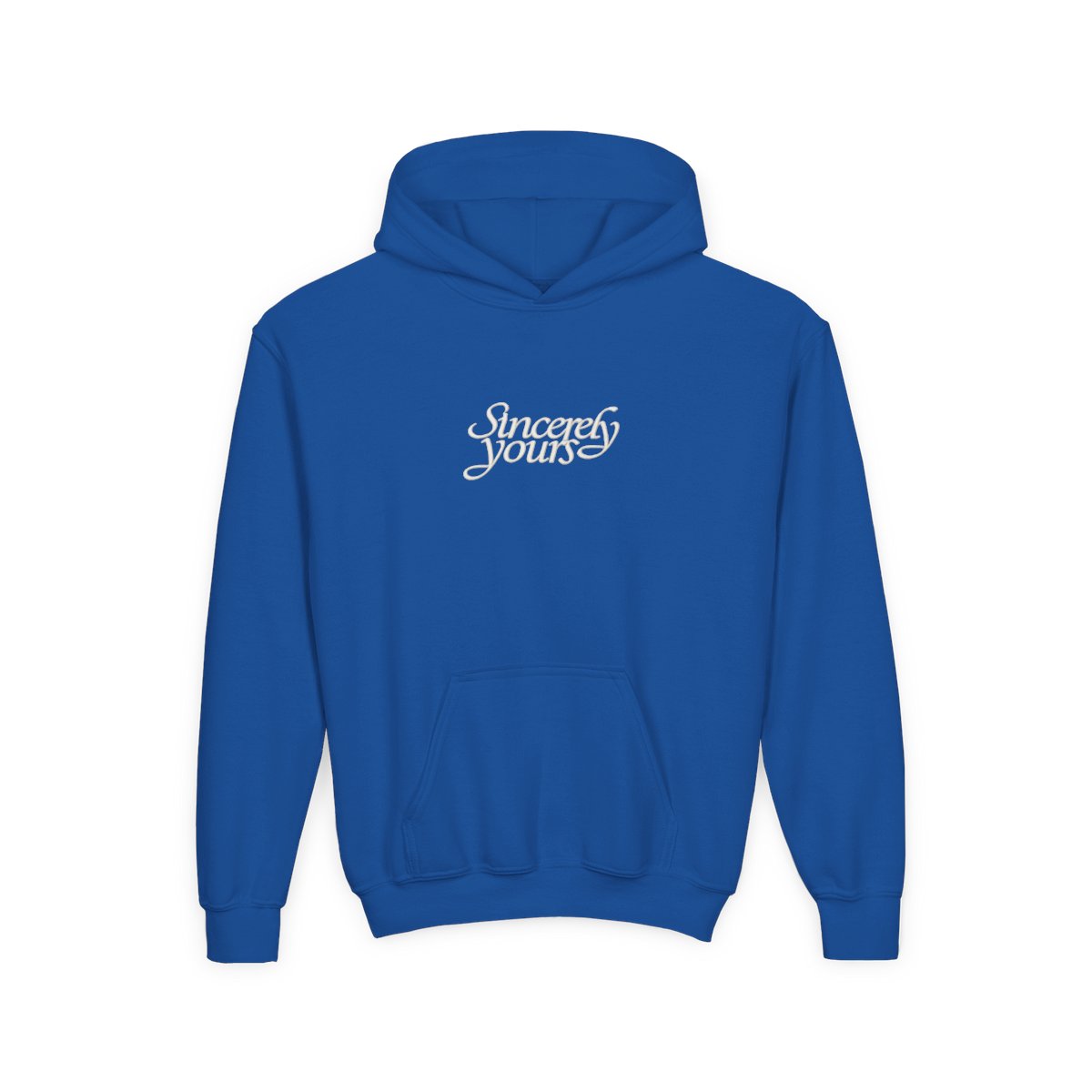 Sincerely Yours Cursive White Design | Salish Matter | SIncerely Yours - alternate angle 5, merchandise