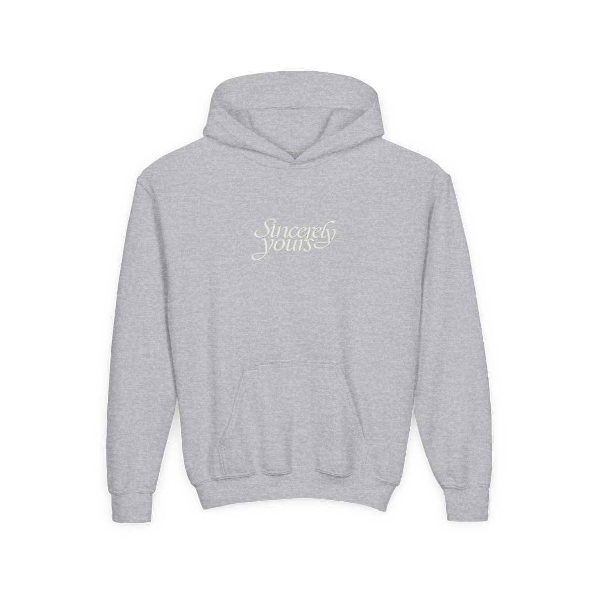 Sincerely Yours Cursive White Design | Salish Matter | SIncerely Yours - Official Hoodies merchandise