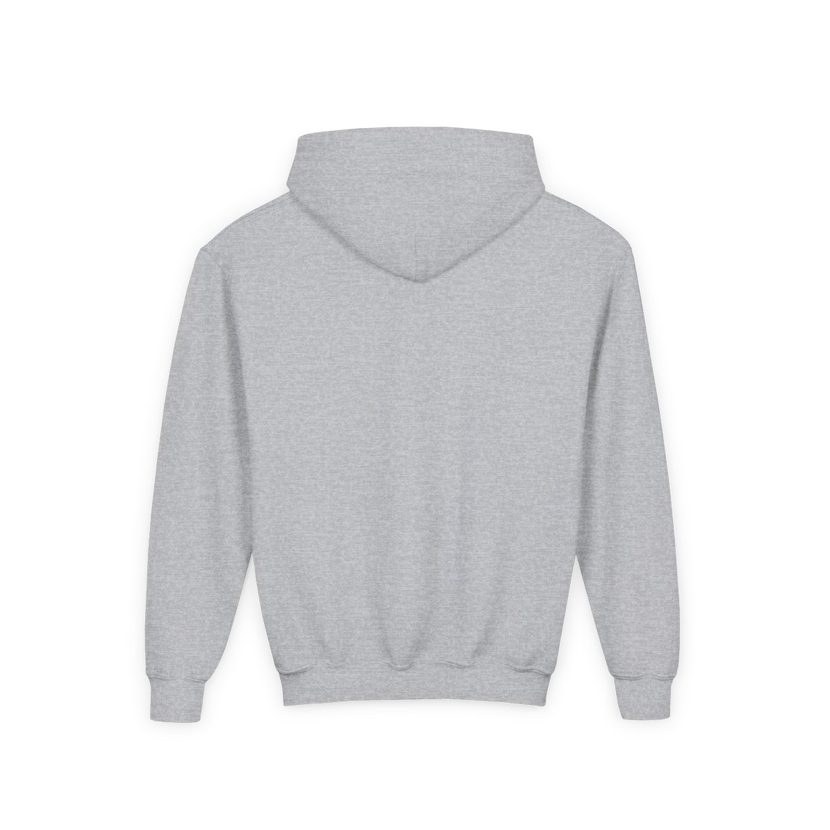 Black hooded Hoodie with the text "Sincerely yours" in a cursive font across the chest. The Hoodie has a kangaroo pocket and drawstrings. Small details are on the sleeves (Kids) - alternate angle 1, merchandise