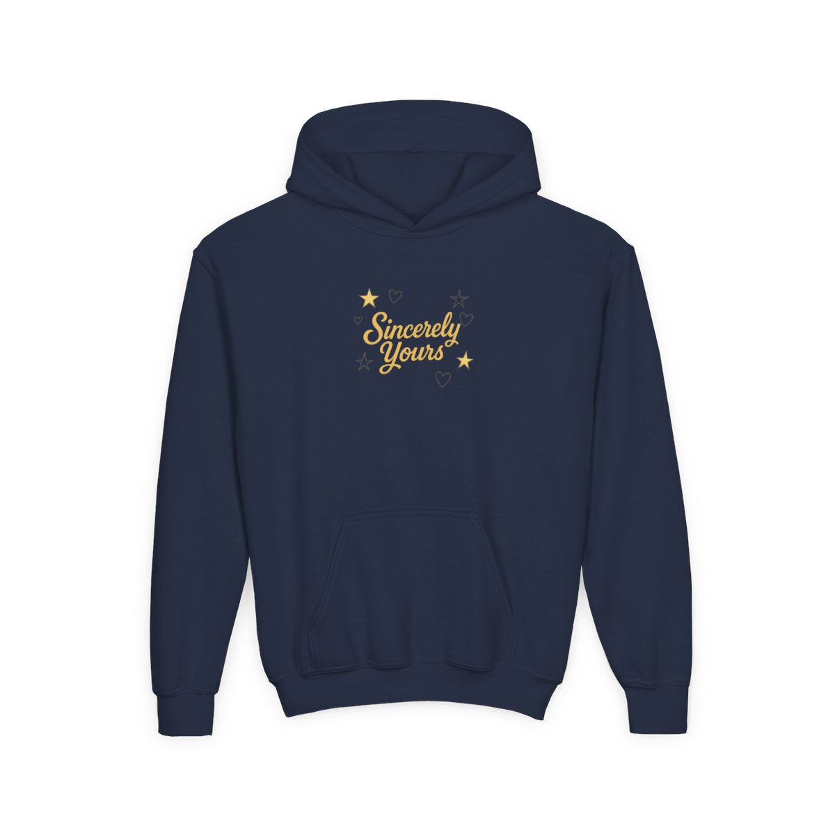 Sincerely Yours Stars and Hearts Kids Hoodie