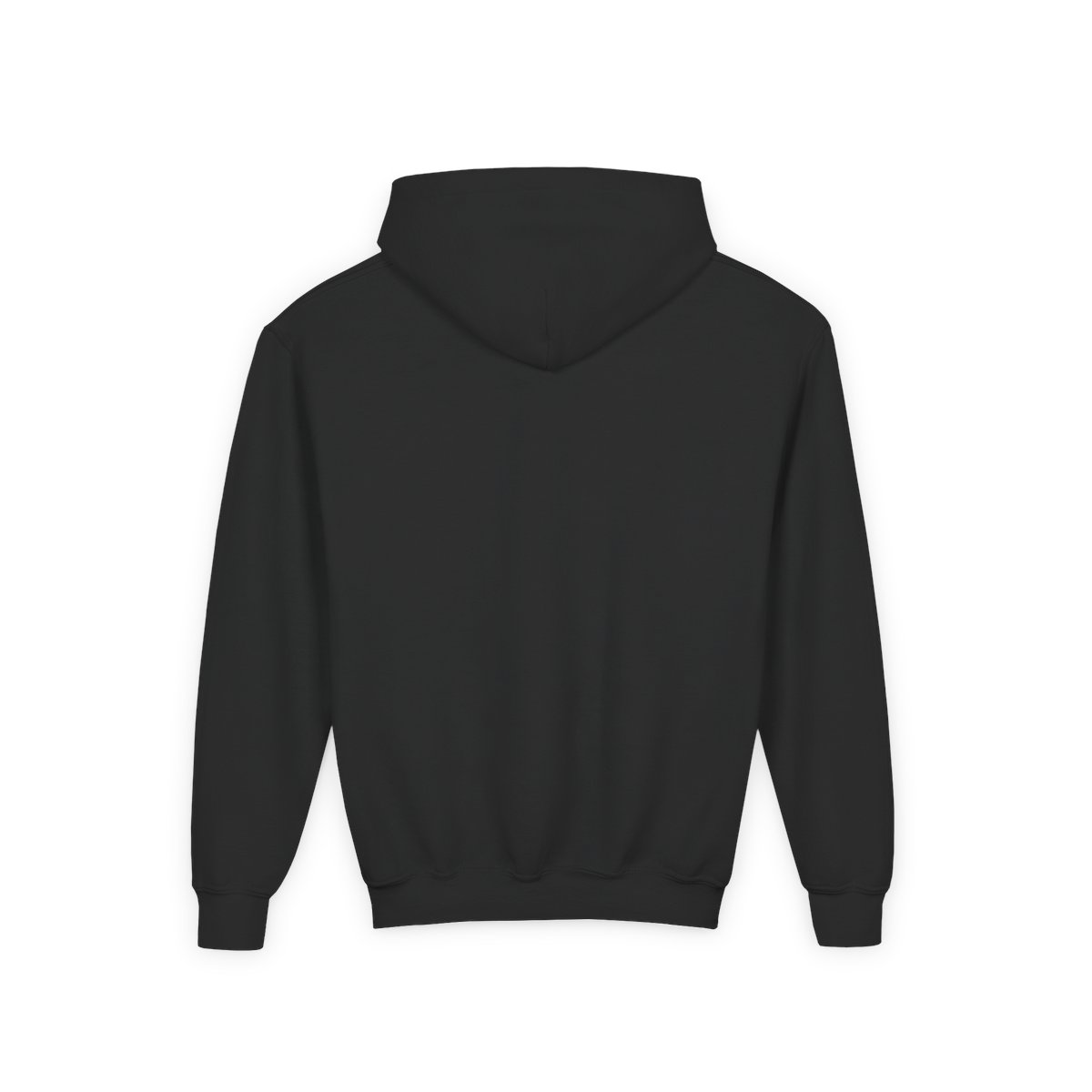 A light green hoodie with a yellow embroidered constellation design on the left sleeve. The hoodie has a ribbed cuff and a relaxed fit. The person is wearing dark gray pants. (Kids) - alternate angle 1, merchandise
