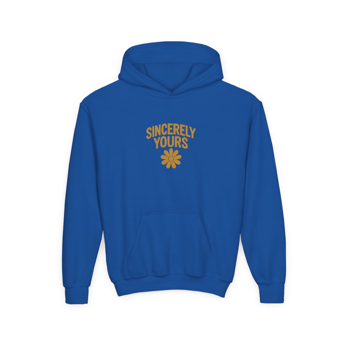 Salish Matter Sincerely Yours Bold Yellow Kids Hoodie - Indie Artist Gift - alternate angle 5, merchandise